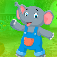 G4K Lovely Baby Elephant Escape