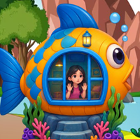 G2M Fish House Girl Escape