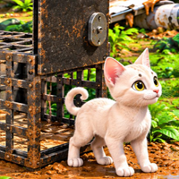 Free the Captured Kitten