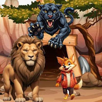 lion saves the fox