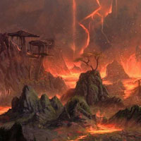 Volcanic Land Phoenix Bird Escape HTML5