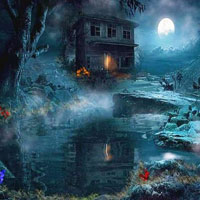 Sparkle Moon Forest Escape HTML5