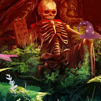 Skull Land Girl Escape HTML5