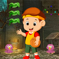 Games4King Basketball Player Rescue