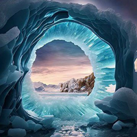 Winter Ice Cave Escape HTML5