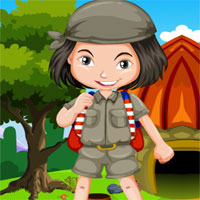 Games4King Small Girl Escape From Stone House