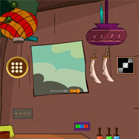 GenieFunGames Chinese Warrior House Escape 2