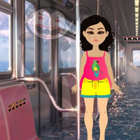 Dream Girl Escape From Train HTML5