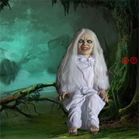Little Ghost Girl Forest Escape